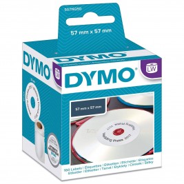 Dymo 14681 Etiķetes diametrs 57mm CD/DVD Dymo 14681 Etiķetes diametrs 57mm CD/DVD