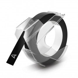 Dymo 3D Lente S0898130 Mehāniskā etiķešu printera 9mm x 3m melns Dymo 3D Lente S0898130 Mehāniskā etiķešu printera 9mm x 3m melns