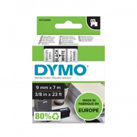 Dymo Lente D1 40913 9mm x 7m melns uz baltas – S0720680 Dymo Lente D1 40913 9mm x 7m melns uz baltas – S0720680