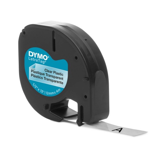 Dymo LetraTag Plastikāta Lente S0721540 12mm x 4m  