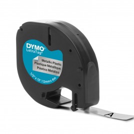 Dymo LetraTag Plastikāta Lente S0721710 12mm x 4m   Dymo LetraTag Plastikāta Lente S0721710 12mm x 4m