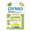 Dymo LetraTag Tape Set S0721790 12mm x 4m dzeltens/balts/sudrabs - 3 gab.