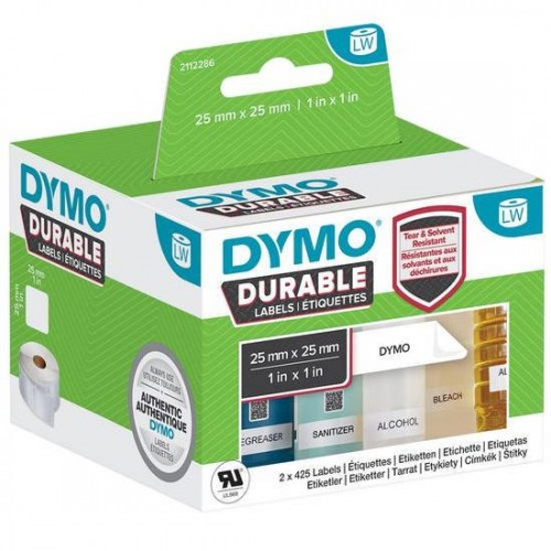 Dymo 1933083 Izturīgas rūpnieciskās etiķetes 25 x 25mm - 2112286 