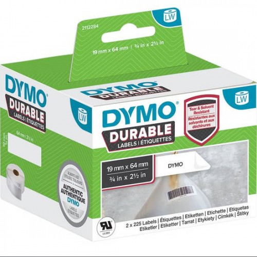 Dymo 1933085 Izturīgas rūpnieciskās etiķetes 19 x 64mm - 2112284