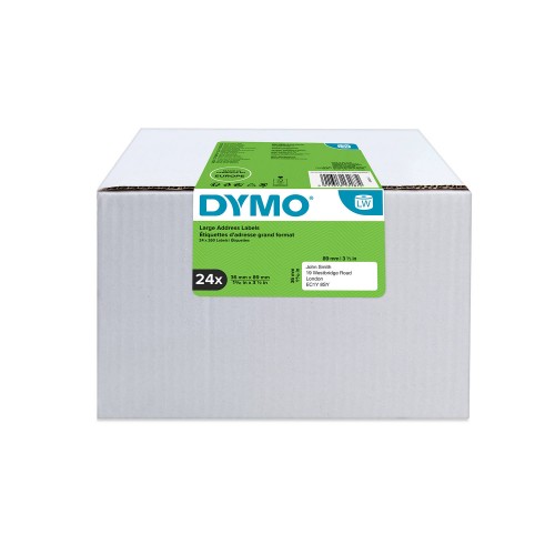 Dymo S0722390 Etiķetes 36 x 89mm  komplekts - 24 gab.