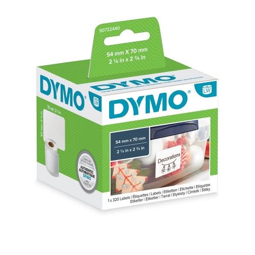 Dymo 99015 Etiķetes 54 x 70mm