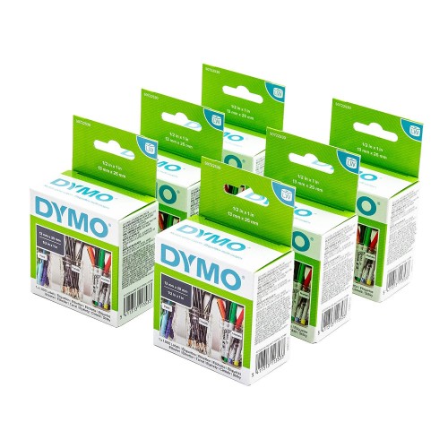 Dymo 11353 Etiķetes 13 x 25mm  komplekts - 6 gab.