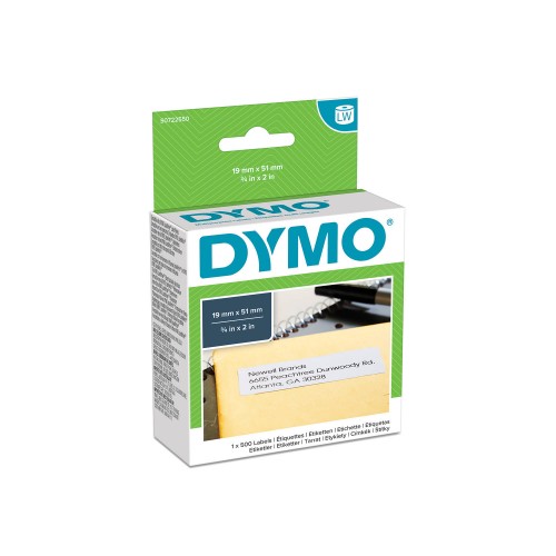 Dymo 11355 Etiķetes 19 x 51mm