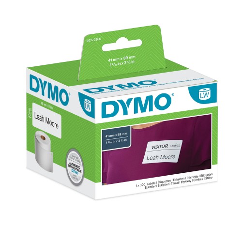Dymo 11356 Etiķetes 41 x 89mm