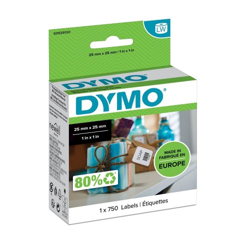 Dymo S0929120 Etiķetes 25 x 25mm