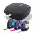 Dymo 2172855 Etiķešu printeris LetraTag 200B Bluetooth + LetraTag Mix: balts, zaļš, rozā / komplekts