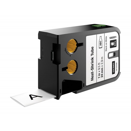 DYMO XTL Dymo XTL Termosraukuma caurule 1868811 24mm x2.7m, melns uz balta