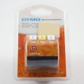 Dymo LetraTag Lentes komplekts S0747180 12 mm x 4 m dzeltena / balta / iron-on – 3 gab.