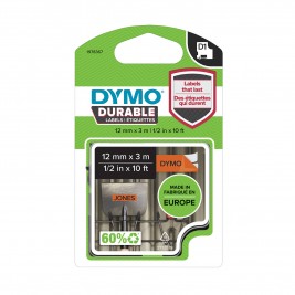 Dymo lente D1 Durable 1978367 12mm x 3m melna uz oranža Dymo lente D1 Durable 1978367 12mm x 3m melna uz oranža