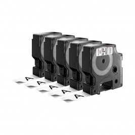Dymo Lente D1 45803 19mm x 7m / melns uz baltas – 5 gab. - S0720830 Dymo Lente D1 45803 19mm x 7m / melns uz baltas – 5 gab. - S0720830
