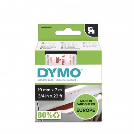Dymo Lente D1 45805 19mm x 7m / sarkans uz baltas – S0720850 Dymo Lente D1 45805 19mm x 7m / sarkans uz baltas – S0720850
