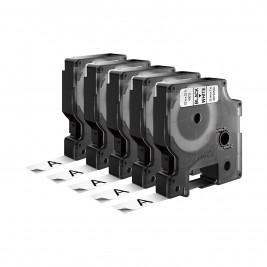 Dymo Lente D1 45013 12mm x 7m / melns uz baltas – 5 gab. - S0720530 Dymo Lente D1 45013 12mm x 7m / melns uz baltas – 5 gab. - S0720530
