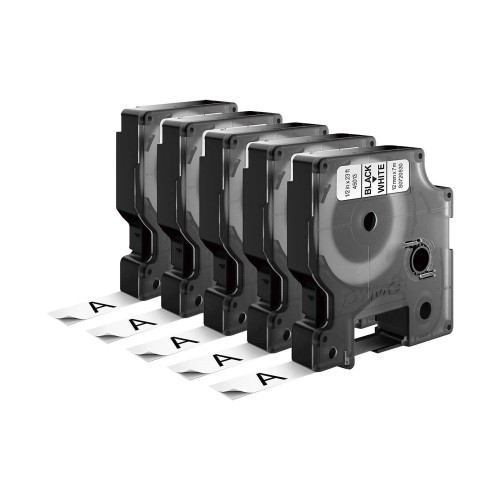 Dymo Lente D1 45013 12mm x 7m / melns uz baltas – 5 gab. - S0720530